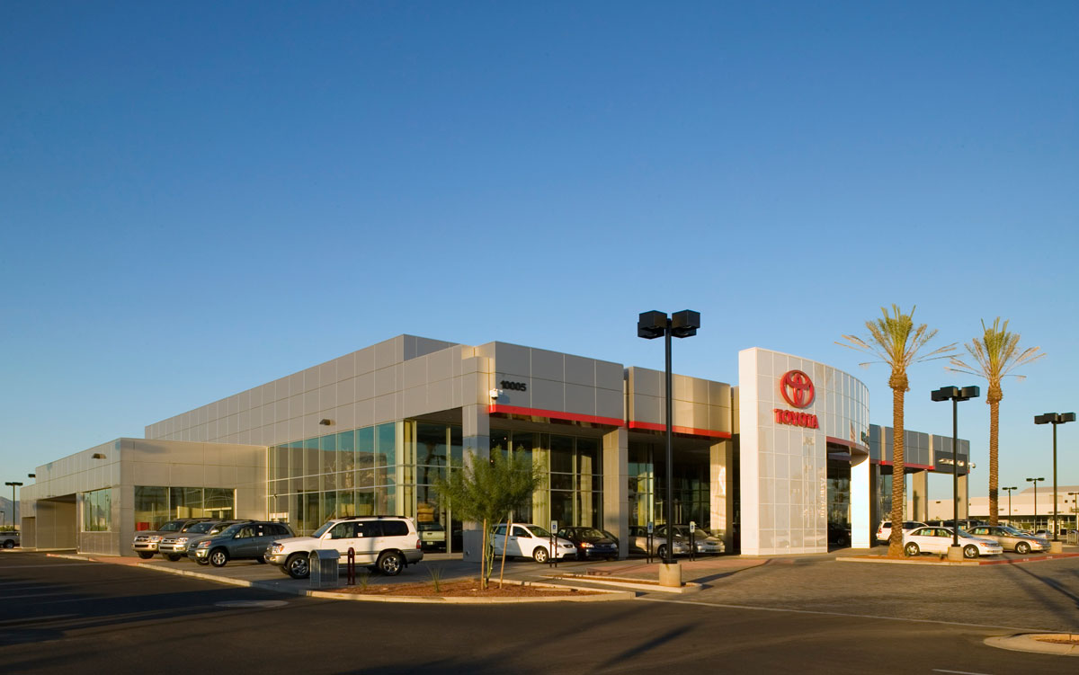 Alucobond, Corporate ID, Avondale Toyota, John Mahoney Architect, Sobotec, 1