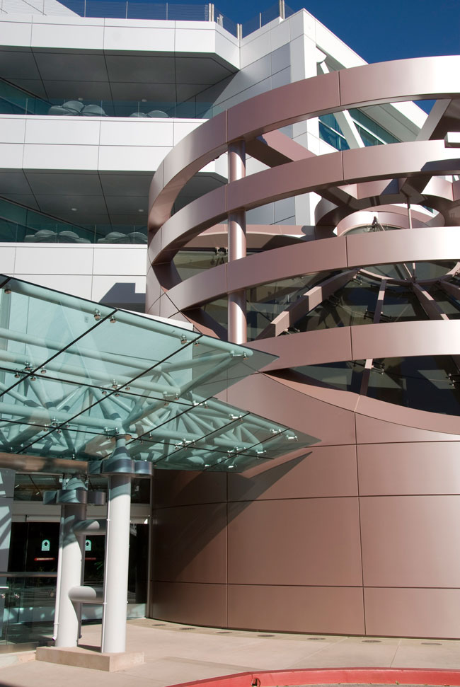 Alucobond, Mission Hospital Patient Care Tower, RBB Architects, Barrie Rokeach, Aerial/Terrestrial Photography