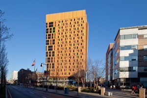Alucobond Plus, MassArt Residence, ADD, Boston, Photo by Peter Vanderwarker