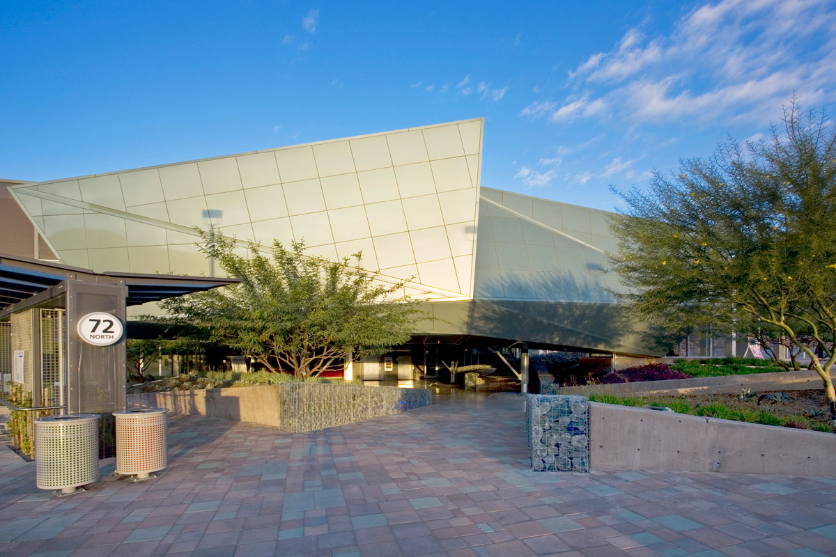 Alucobond Spectra Green, Tempe Transportation Center, Arizona, Otak, Architekton