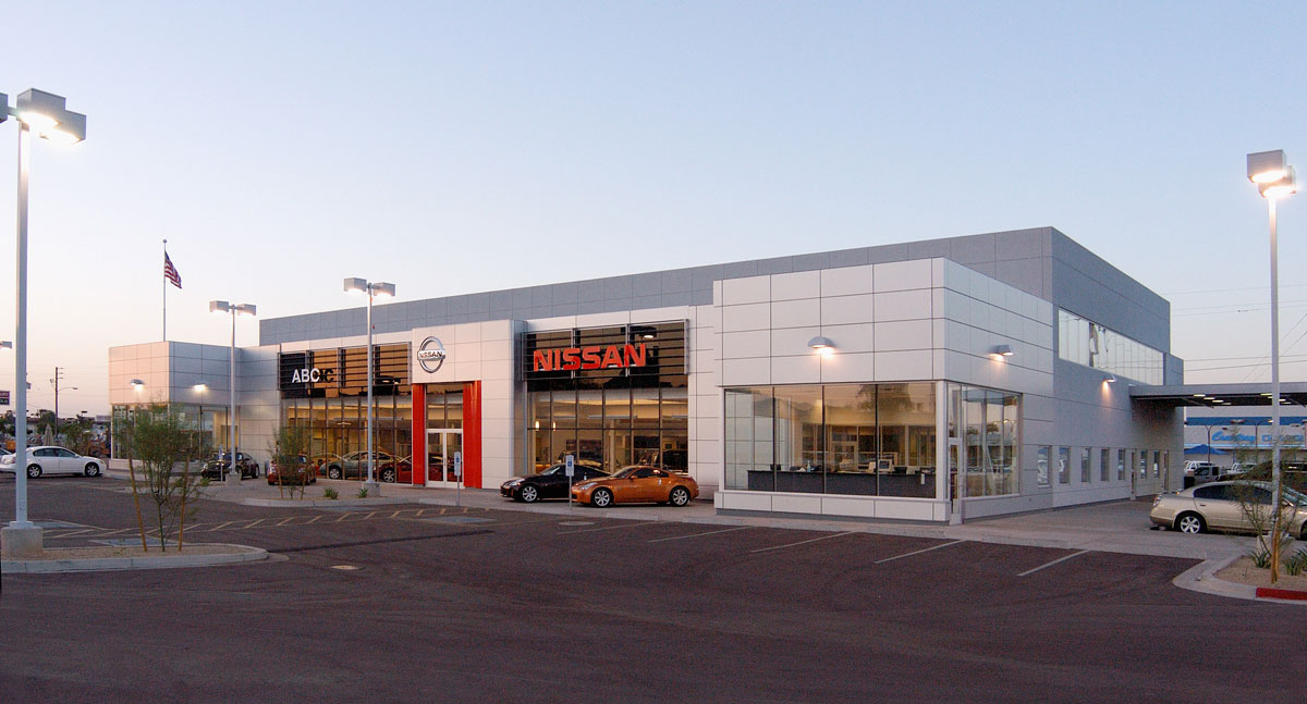 Alucobond, ABC Nissan, Phoenix, Arizona