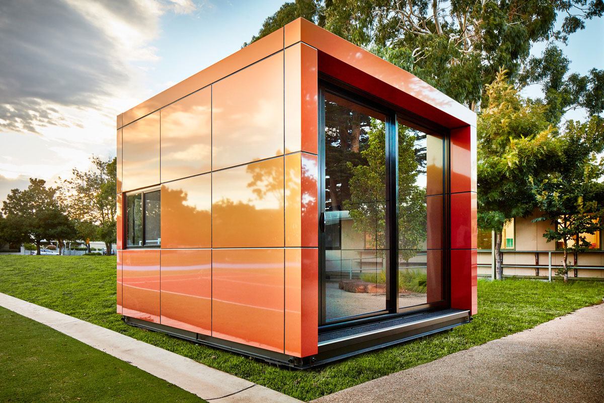 Harwyn Modular Education Music Room Pod, Jason Fremder, Australia, Spectra Cupral ALUCOBOND® ACM