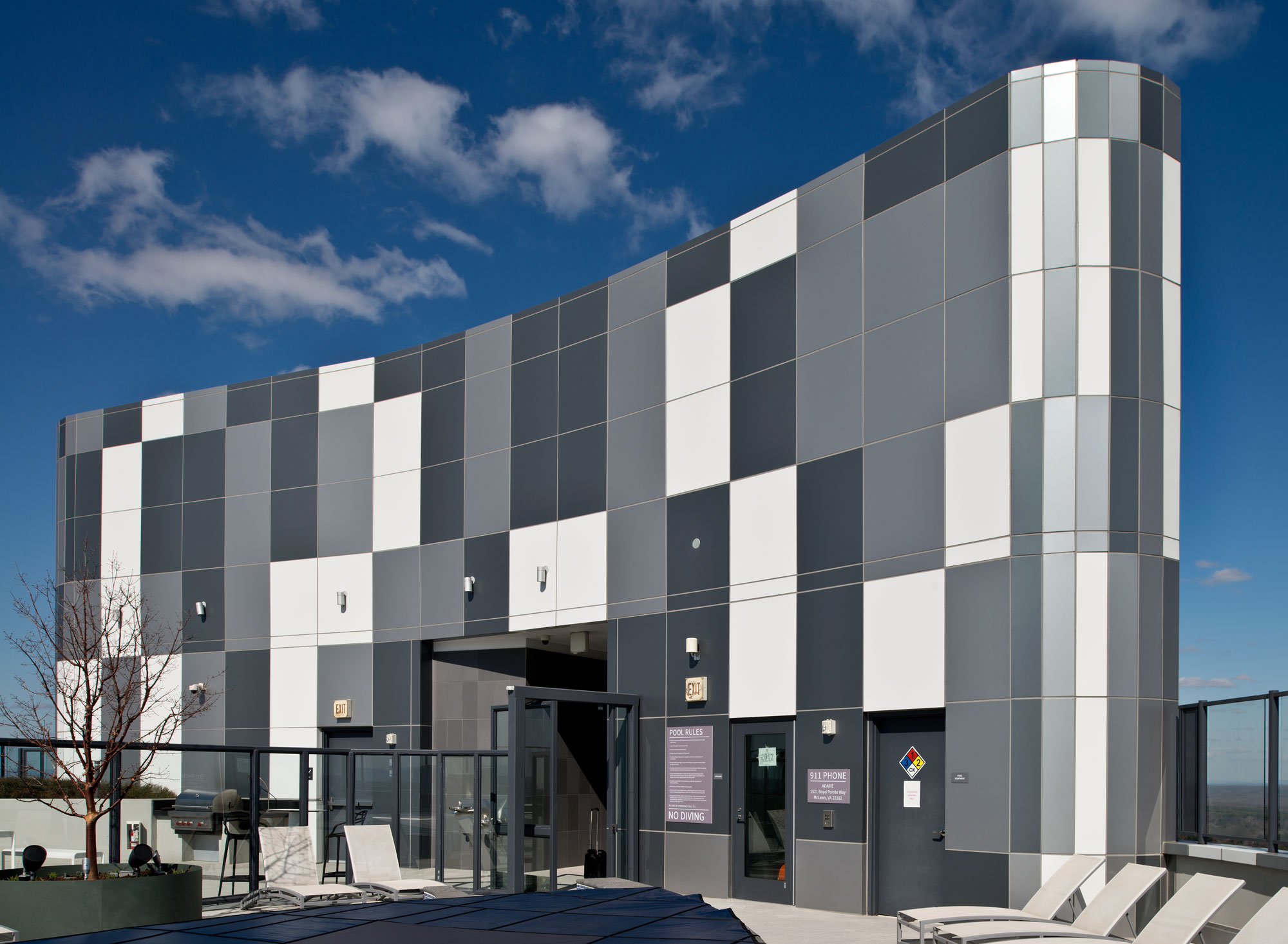 Adaire, Fairfax, Virginia, R2L Architects, LEED Gold, Custom ALUCOBOND® PLUS