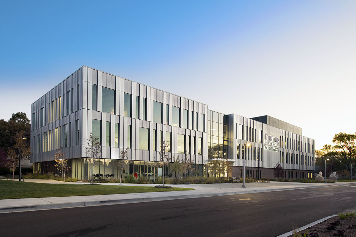 Architectural Wall Panels Modernize Purdue Bioscience Building | ALUCOBOND